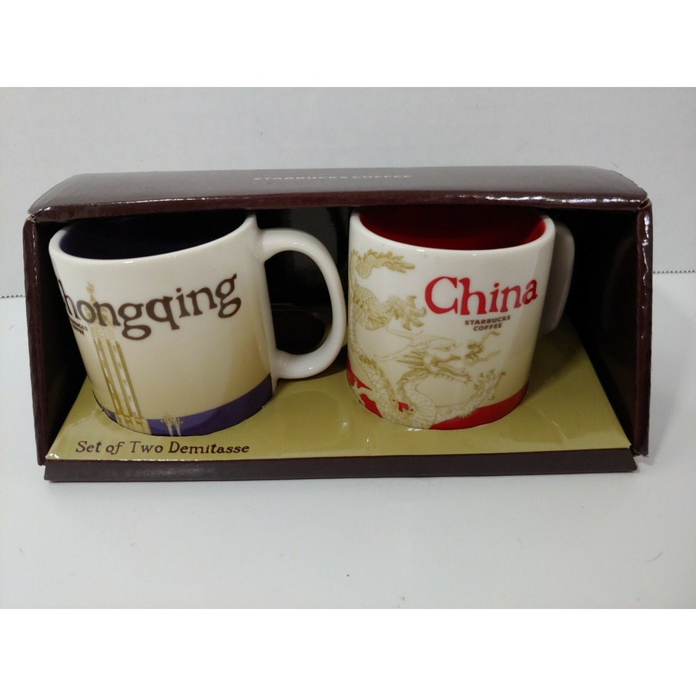 Starbucks Coffee Demitasse 3oz Espresso Cups China Chongqing Global mini mugs‎
